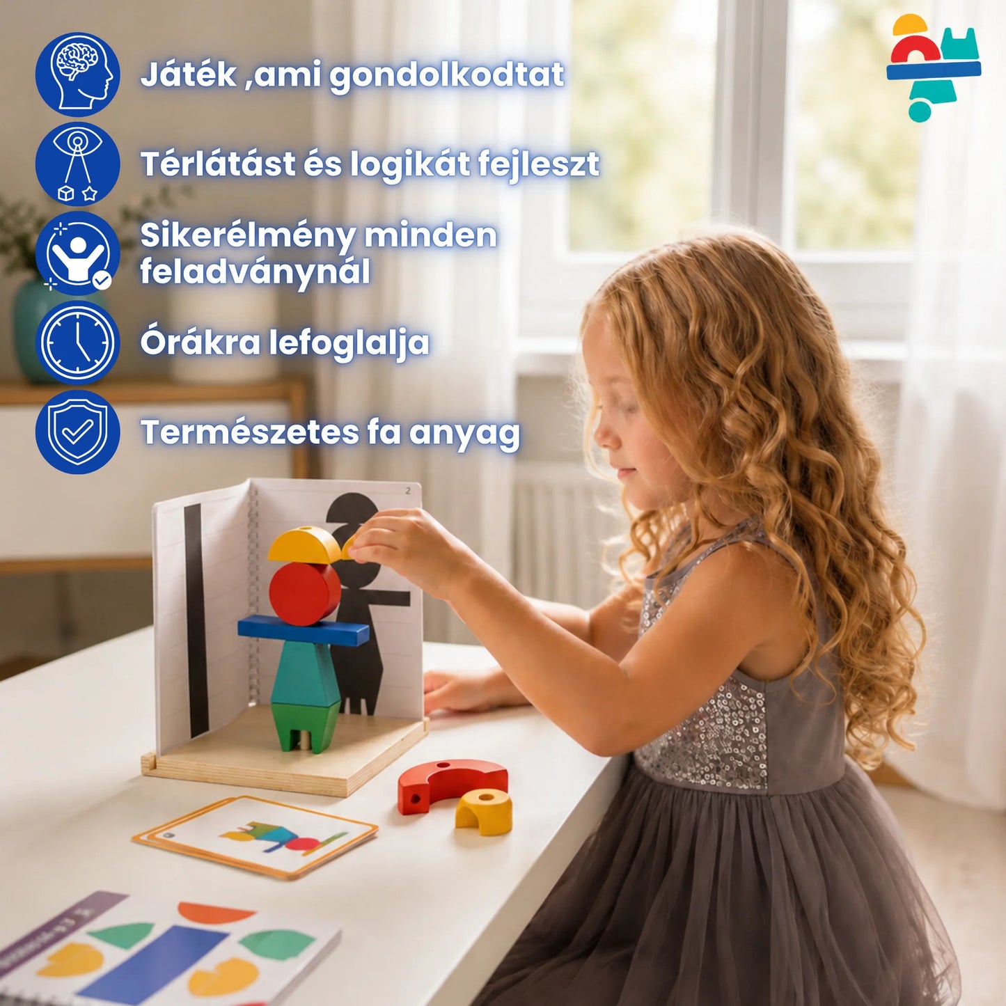 Ludikoo™ – Térlátást fejlesztő logikai építőjáték gyerekeknek
