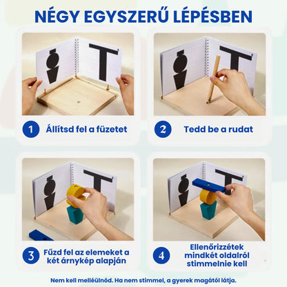Ludikoo™ – Térlátást fejlesztő logikai építőjáték gyerekeknek