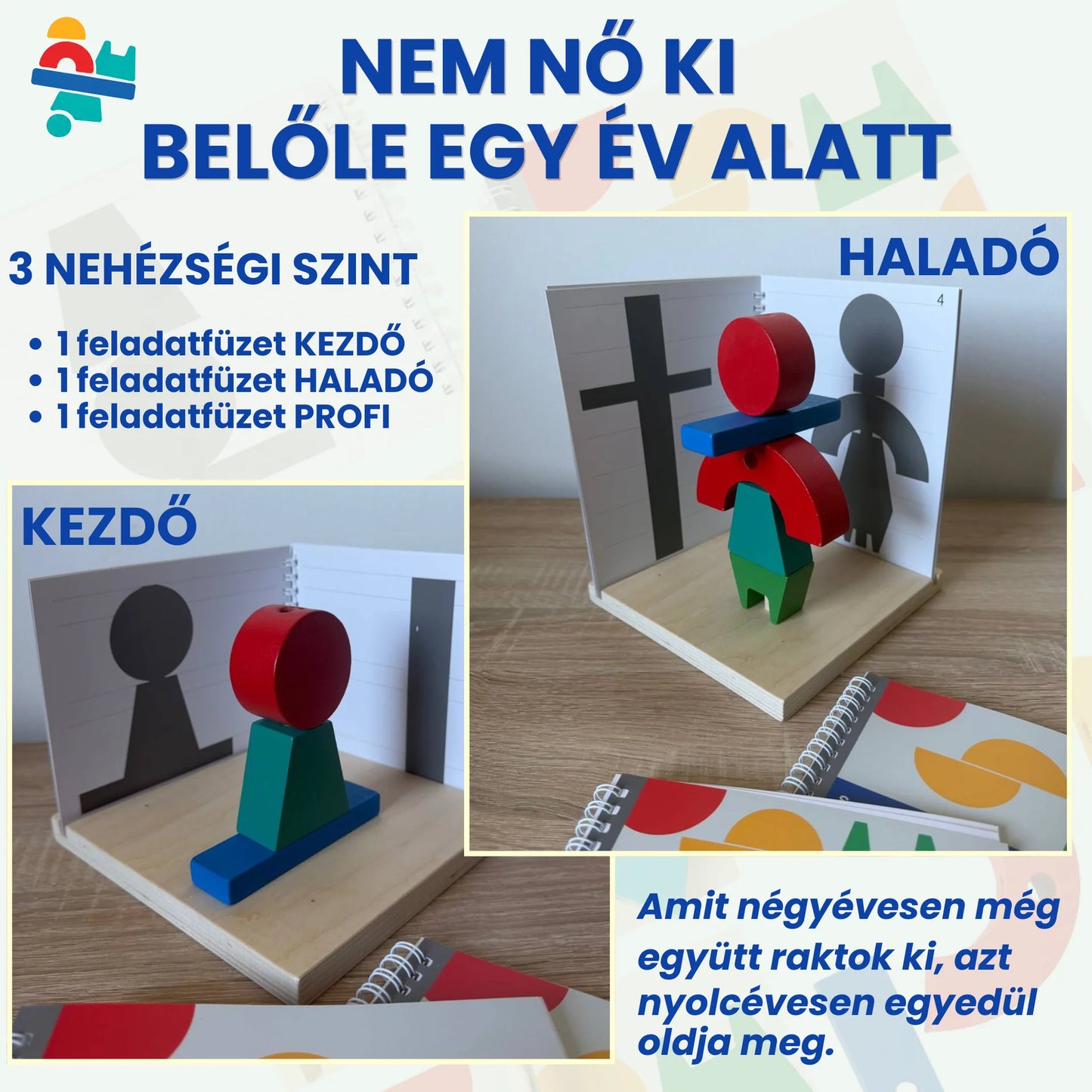 Ludikoo™ – Térlátást fejlesztő logikai építőjáték gyerekeknek